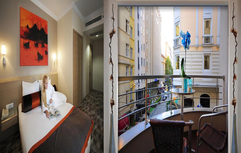 Sv Business Hotel Taksim Estambul Exterior foto